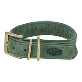 Trixie Nyakörv Pure bőr, XS–S: 27–34 cm / 25 mm, zsályazöld