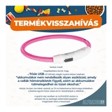 Trixie Nyakörv Világítós Usb-El M-L 50cm/30mm Kék