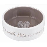 Trixie Pet´s Home kerámia tál 0,3l/12cm krém/barna