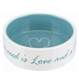 Trixie Pet´s Home kerámia tál 0,3l/12cm krém/világos kék