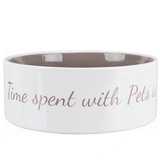 Trixie Pet´s Home kerámia tál 1,4l/20cm krém/barna