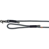 Trixie Póráz Soft Rope S-XL 1m/10mm fekete/szürke
