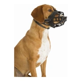 Trixie Szájkosár Szilikon, M-L Fekete