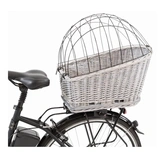 Trixie Szállítókosár Kerékpárra Fonott, Ráccsal 35x49x55cm Szürke