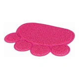 Trixie Szőnyeg Macska wc-hez, PVC, tappancs forma, 40x30cm, pink