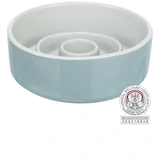 Trixie Tál Kerámia Evéslassító 0,45l/14cm szürke/kék