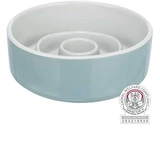 Trixie Tál Kerámia Evéslassító 0,9 l/o, Szürke/Kék