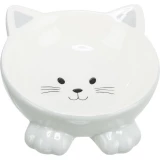 Trixie kerámia tál macskafej formájú 0.15l/14cm