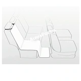 Trixie Védőhúzat Autóba Bézs 1,4m/1,2m bézs