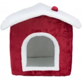 Trixie Xmas bújó ház Nevio fehér/piros 35x45x38cm