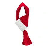 Trixie Xmas plüss/bársony sál 50cm piros/fehér