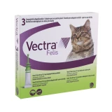 Vectra Felis rácsepegtető oldat macskáknak (0,6-10kg) 3x