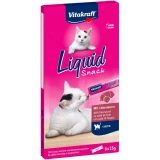 Vitakraft Macska Folyékony Jutalomfalat Májas és Biotin 6x15g