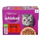 Whiskas alutasak Multipack klasszikus mártásban 12x85g