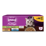 Whiskas alutasak Multipack Pure Delight Húsos Halas Aszpikban 12x85g