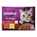Whiskas alutasak Multipack Pure Delight Marha Baromfi  aszpikban  4x85g