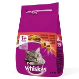 Whiskas száraz macskaeledel marhával 1,4kg