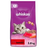 Whiskas száraz macskaeledel marhával 3,8kg
