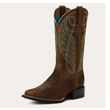 WMS Round Up Wide Square Toe Western Boot BP 36