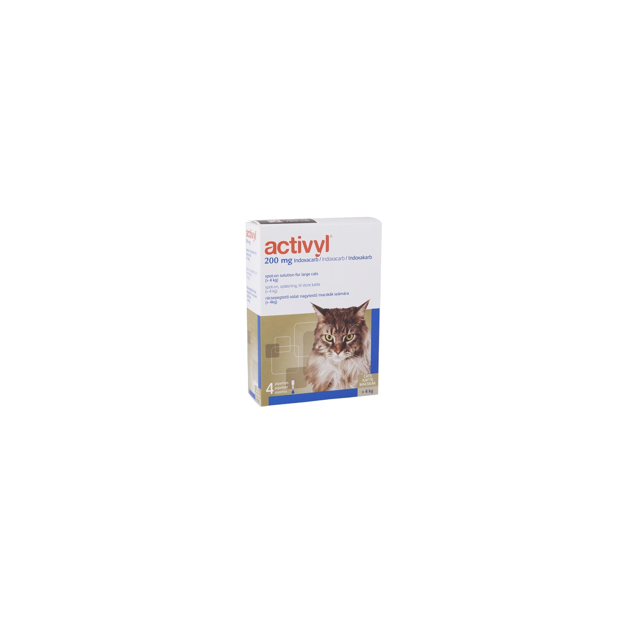 Activyl macska 200 mg 4 kg felett 4x