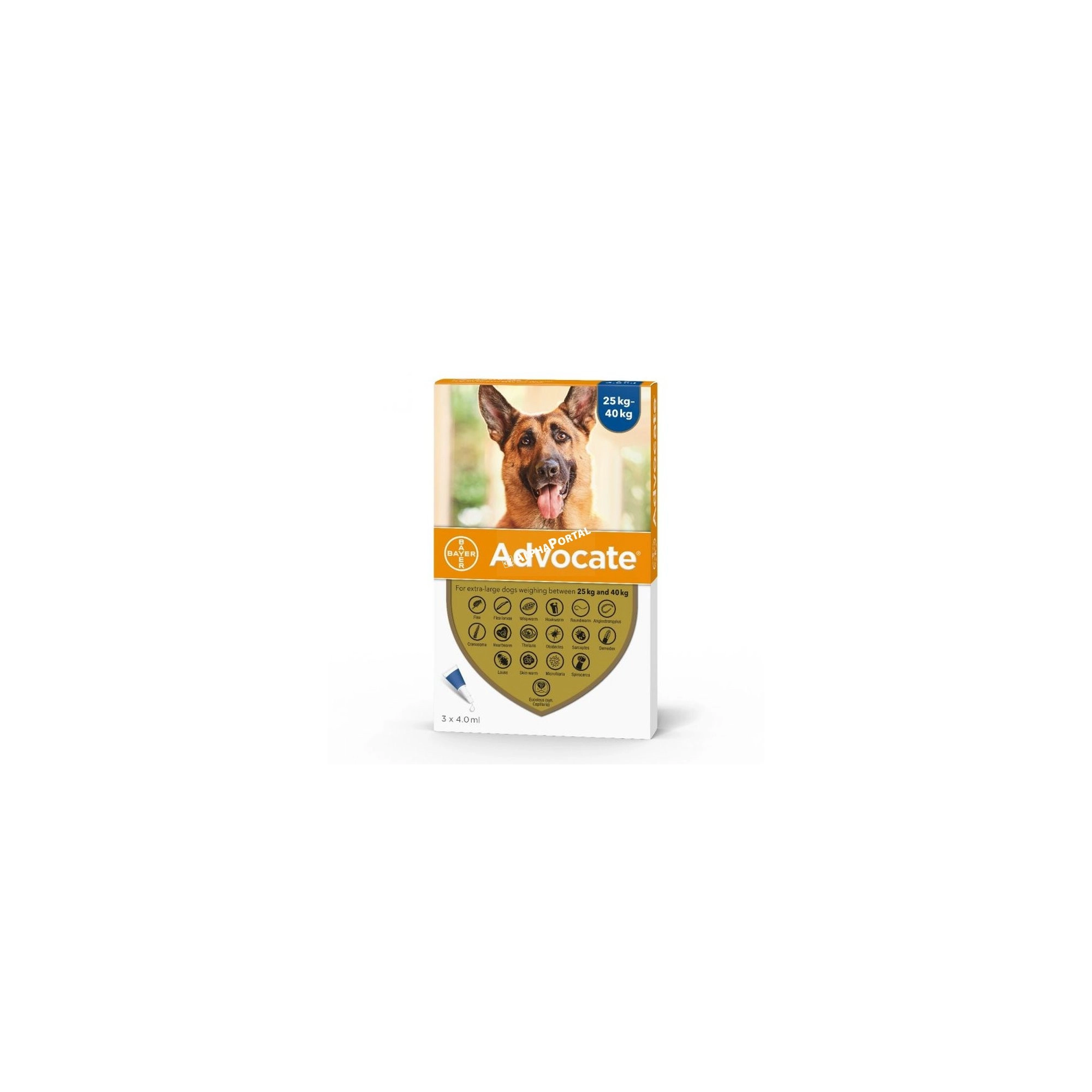 Advocate Dog 4 ml 25-40 kg 3x