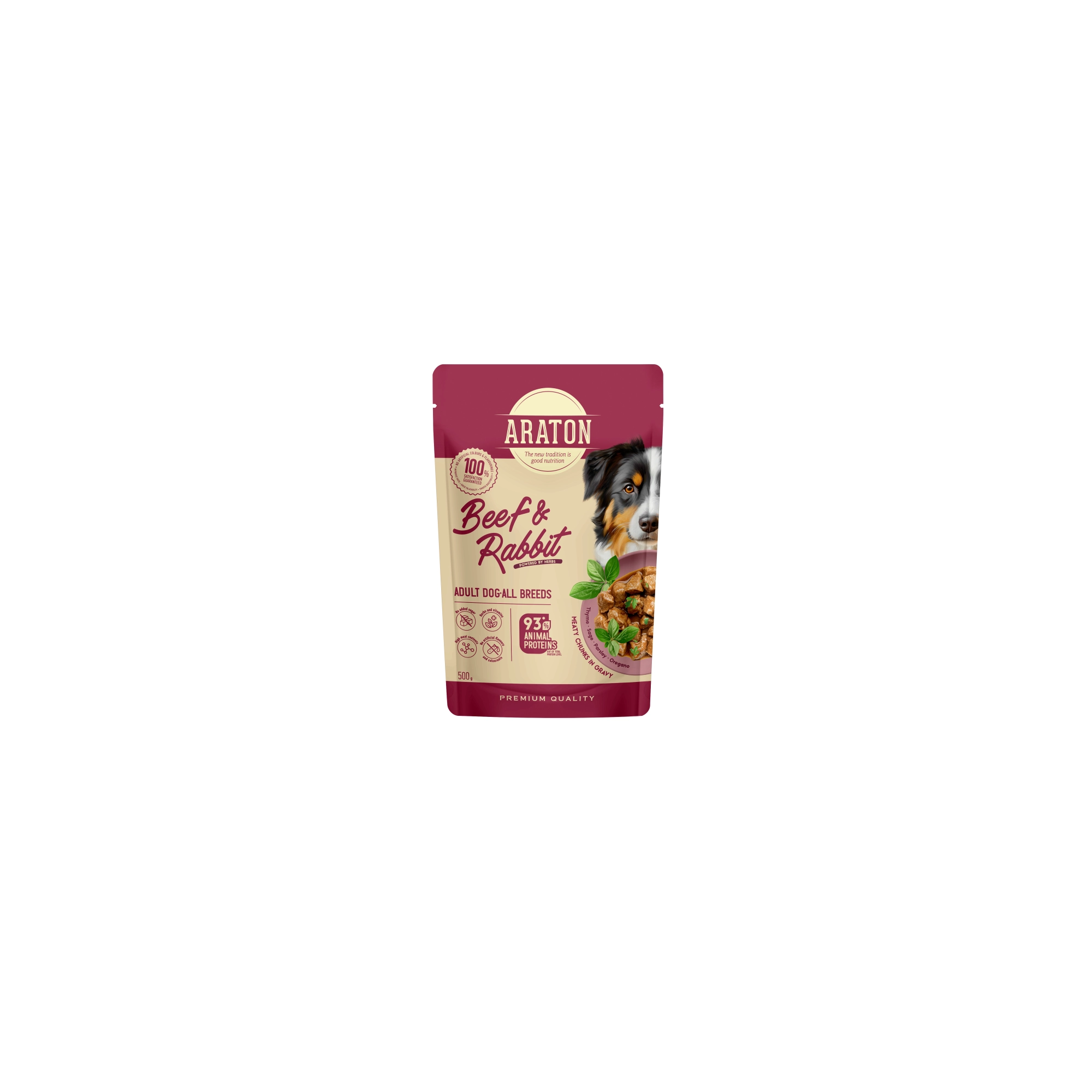 -Araton Dog Adult Beef&Rabbit all breeeds 500g