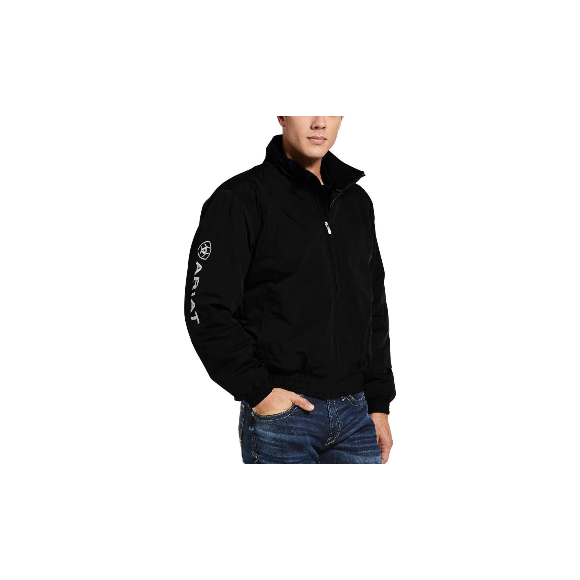 Ariat férfi istállókabát, fekete, M