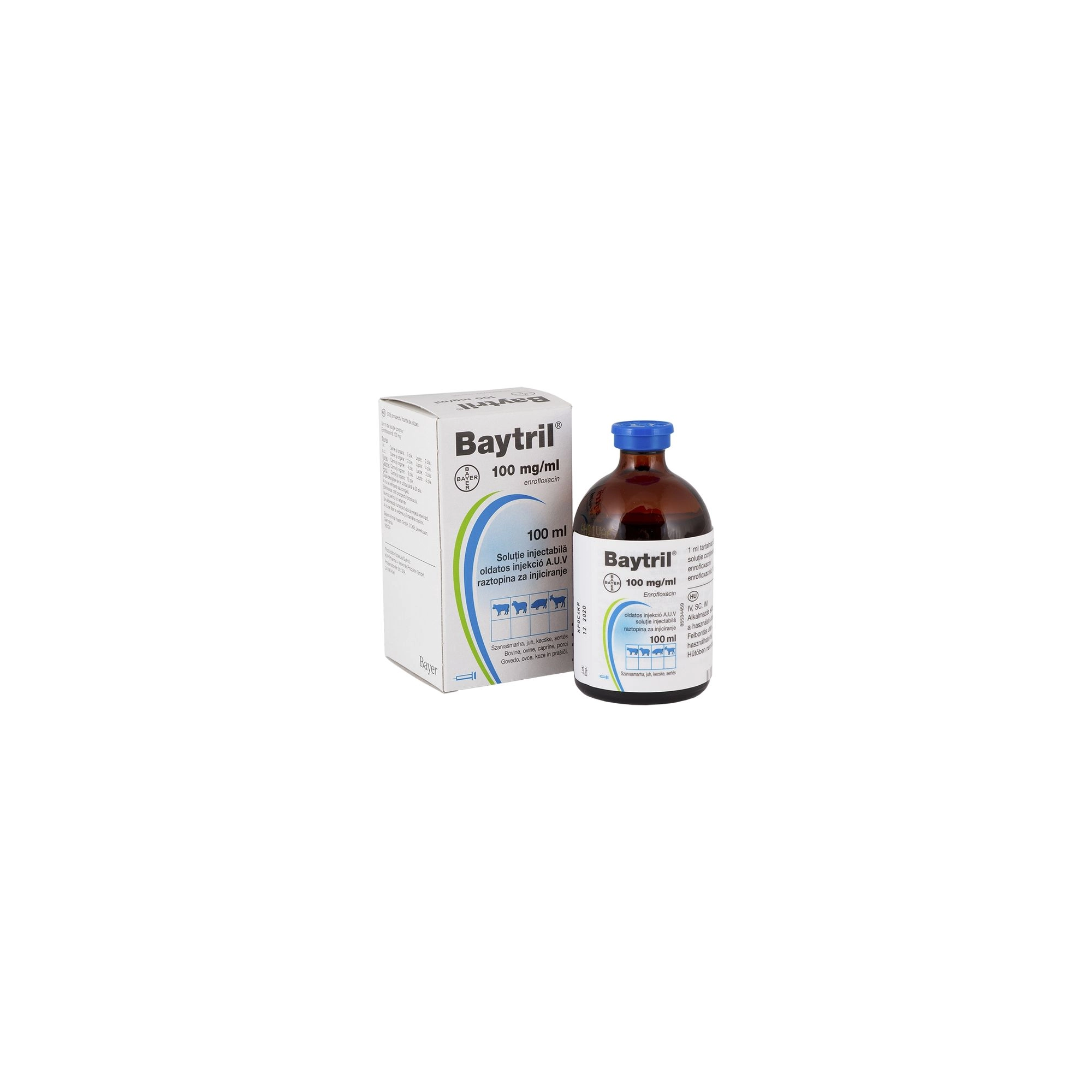 Baytril 10% injekció 100 ml