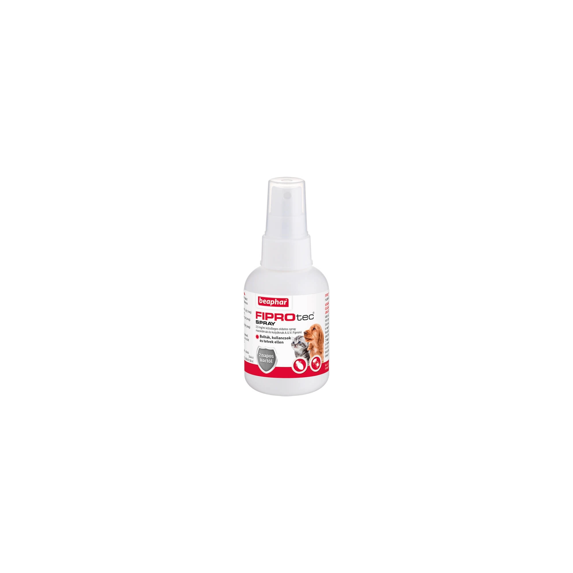 Beaphar Fiprotec spray 2,5mg bolha/ kullancs/ tetűirtó kutya/ macska 100ml