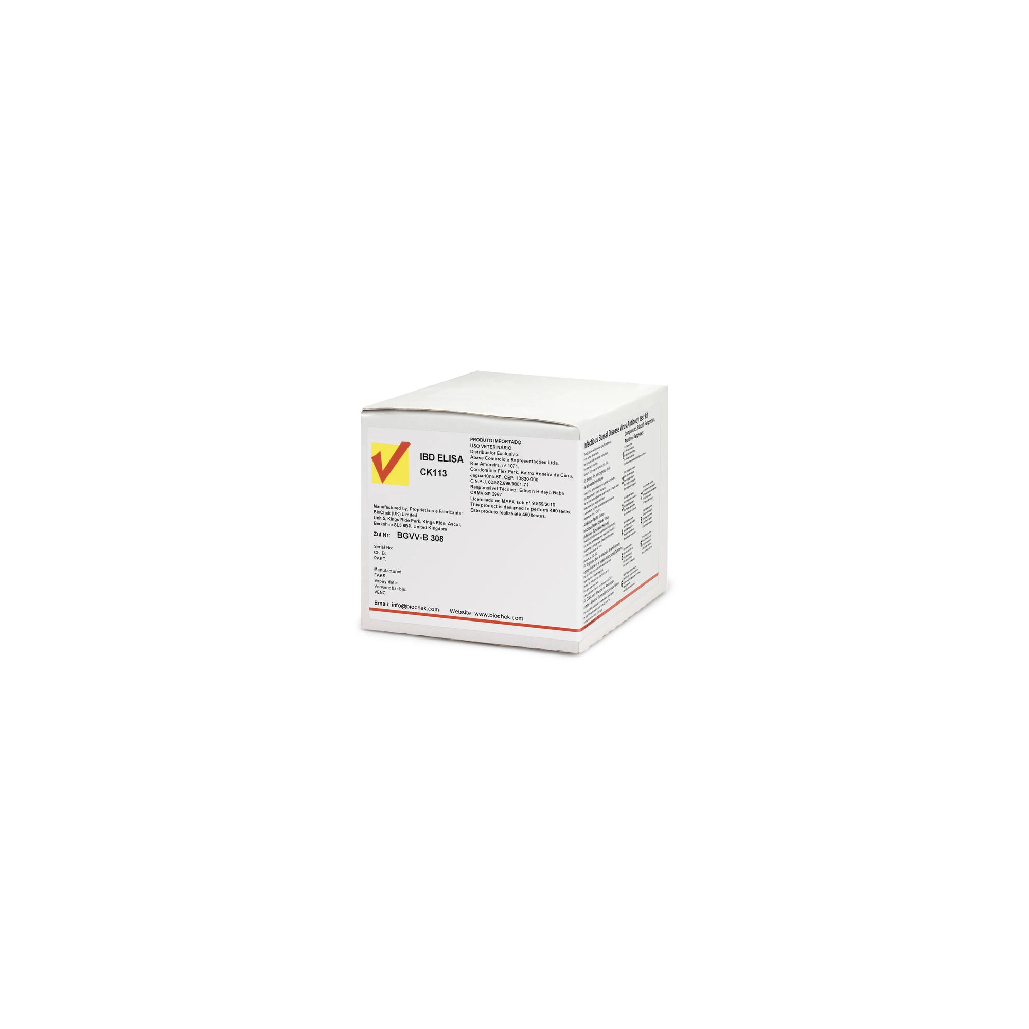Biocheck Infectious Bursal Disease Virus Antibody test kit