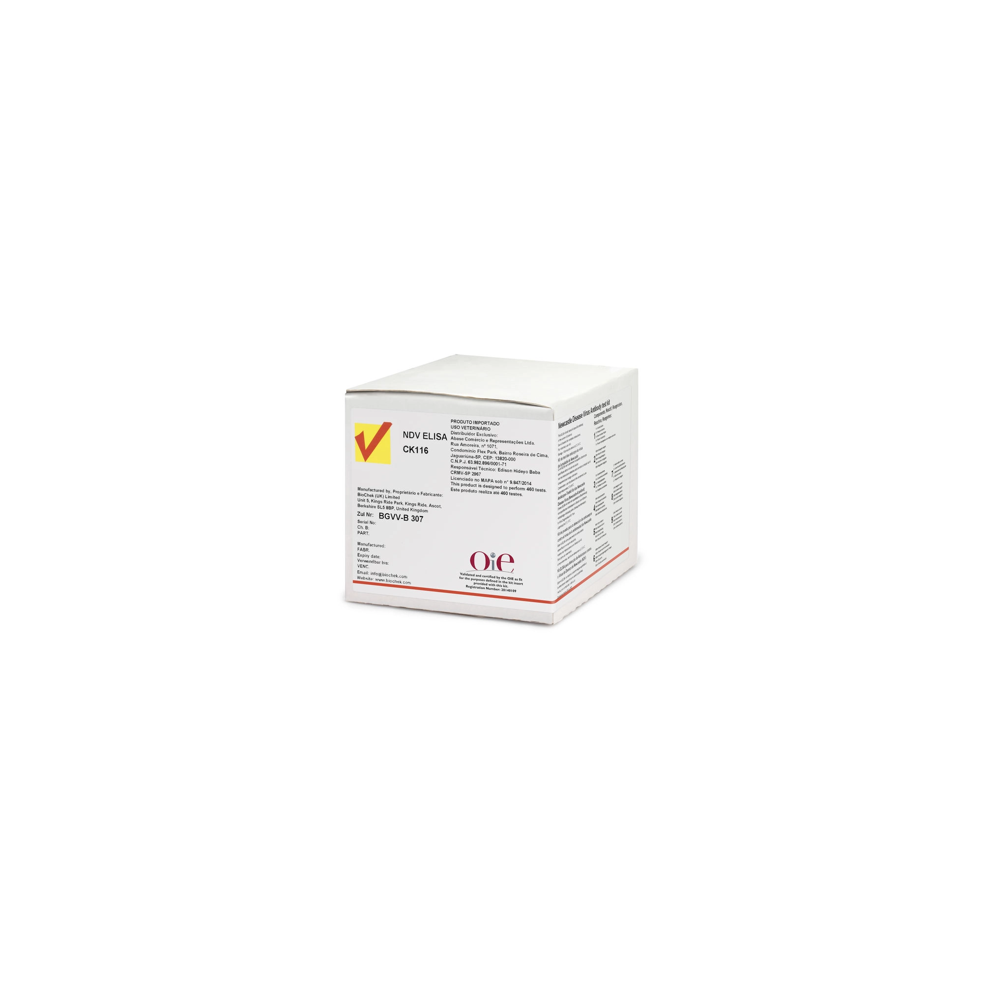 Biocheck Newcastle Disease Virus Antibody test kit