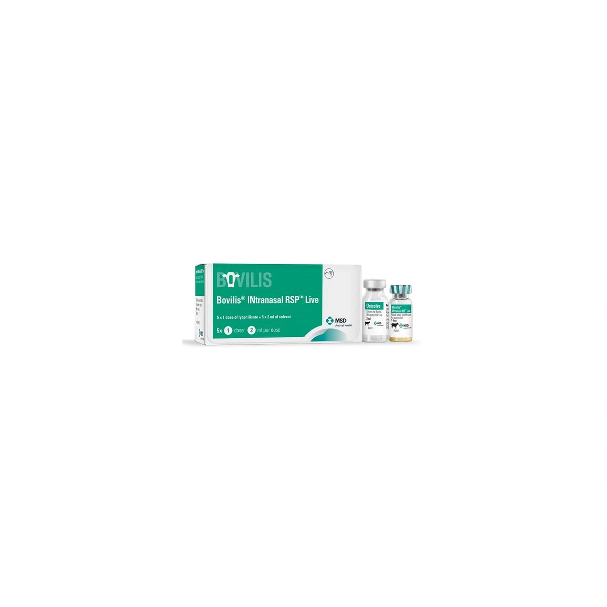Bovilis INtranasal RSP Live vakcina 5x1 adag + 5x2 ml oldószer