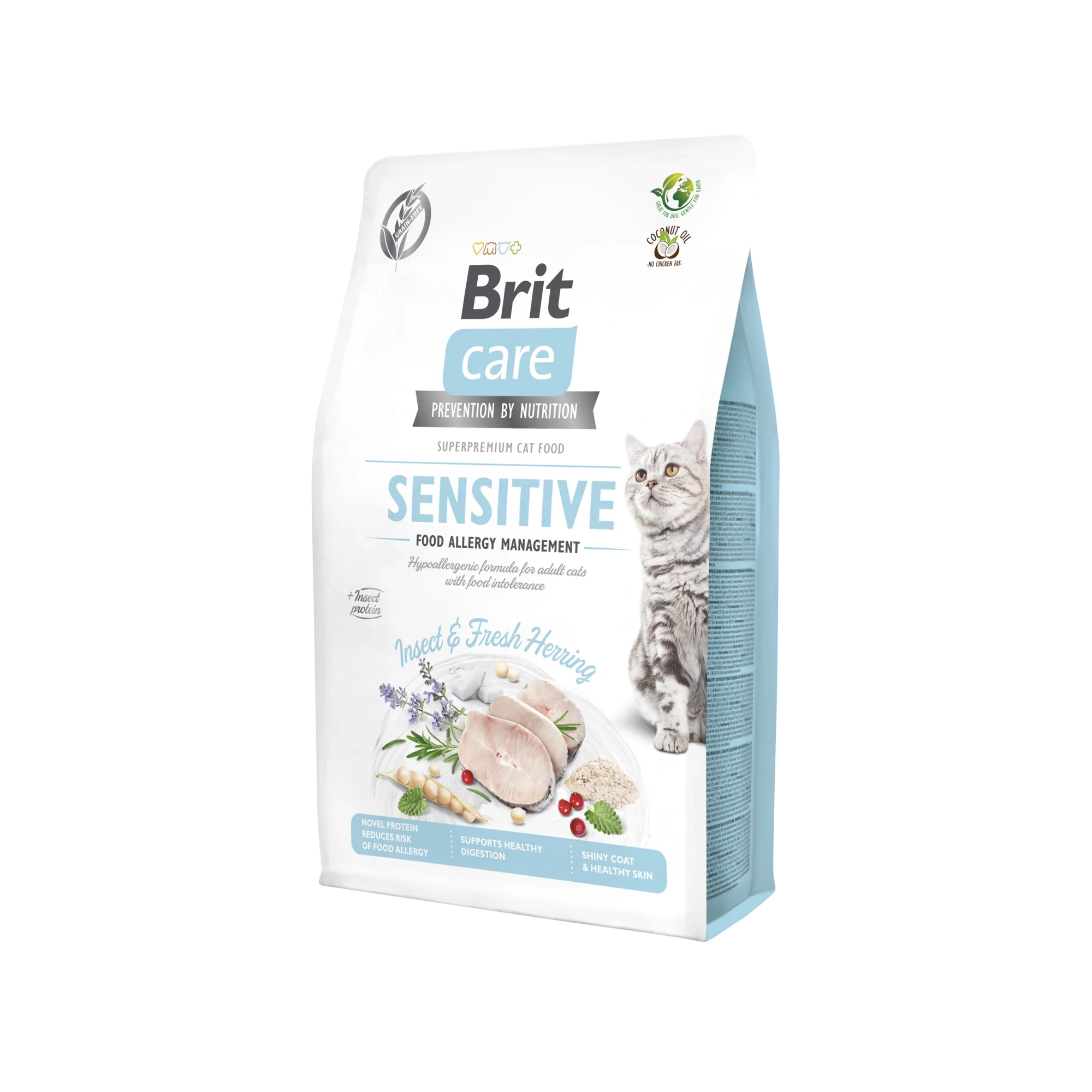 Brit Care Cat Grain-Free Food Allergy Management Insect macskatáp 2kg