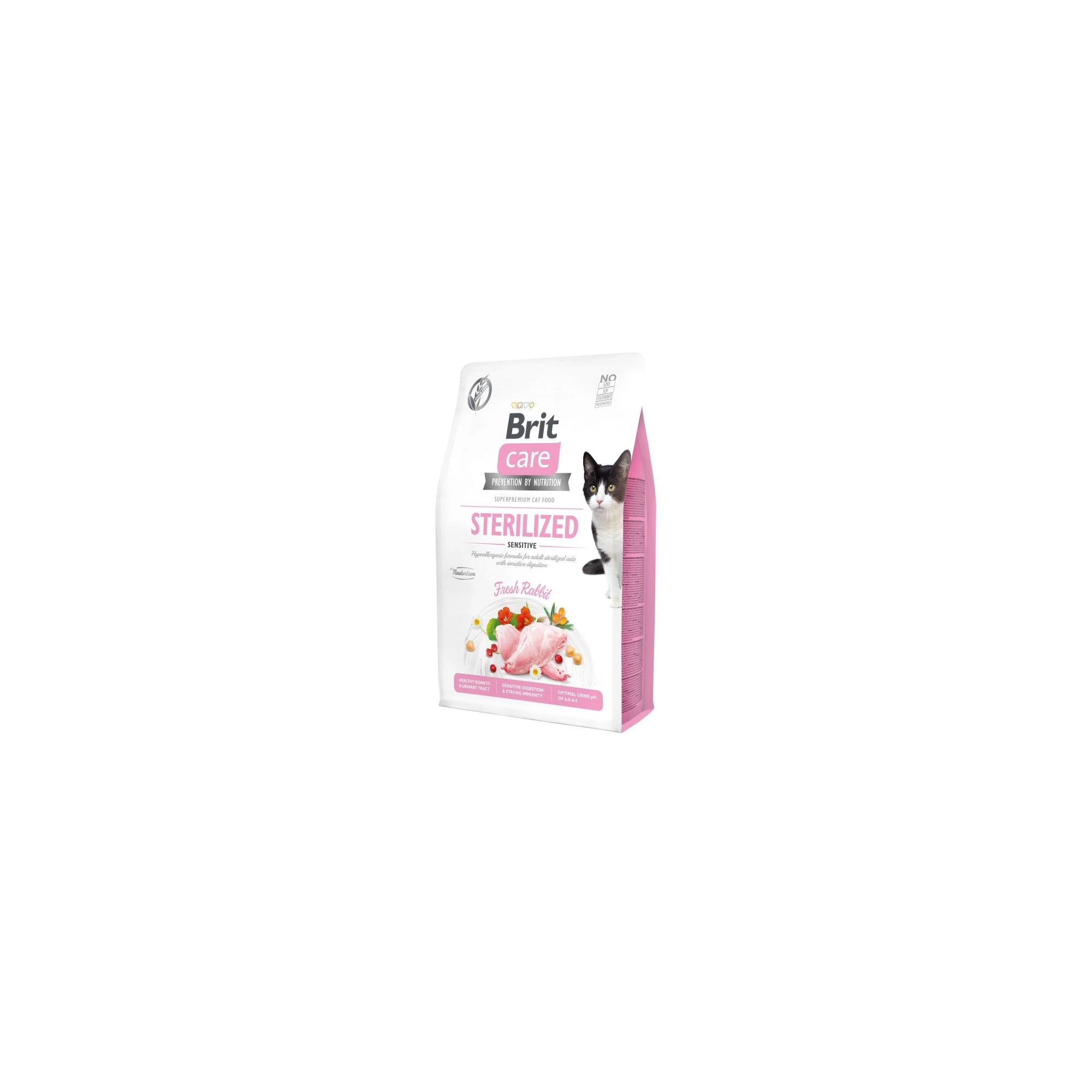 Brit Care Cat Grain Free Sterilized Sensitiv macskatáp 2kg