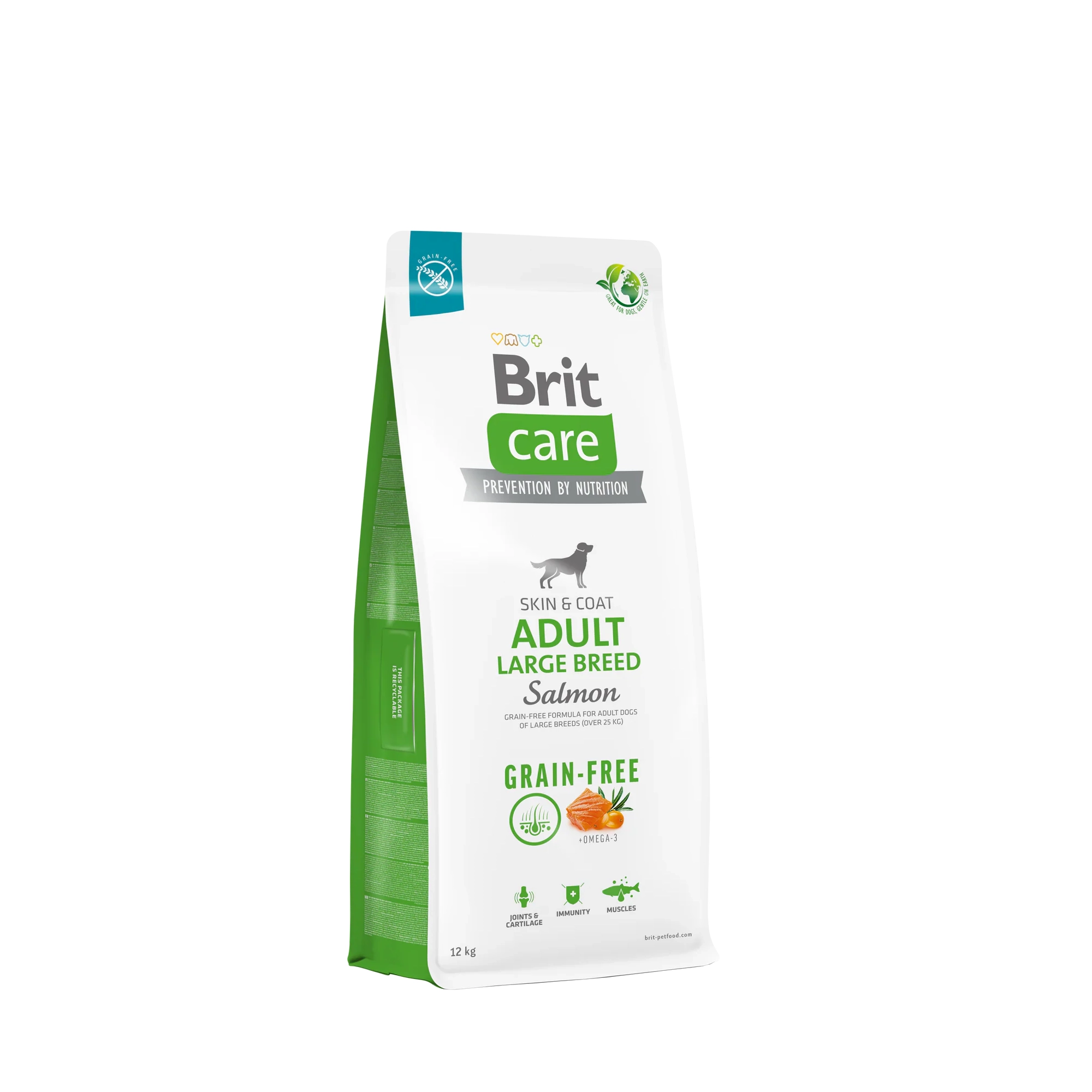 Brit Care Dog Grain-free Adult Large Breed Salmon & Potato kutyatáp 1kg