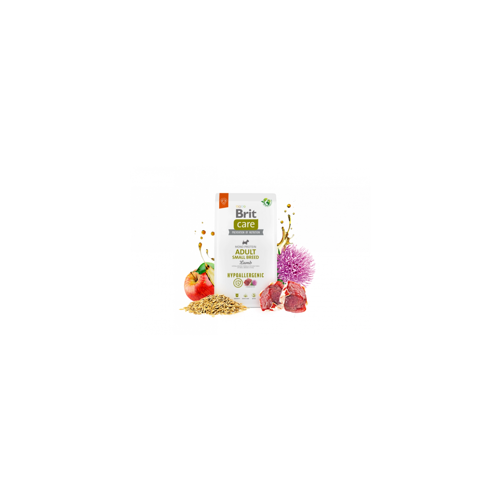 Brit Care Dog Hypoallergenic Adult Small Breed Lamb & Rice kutyatáp 3kg