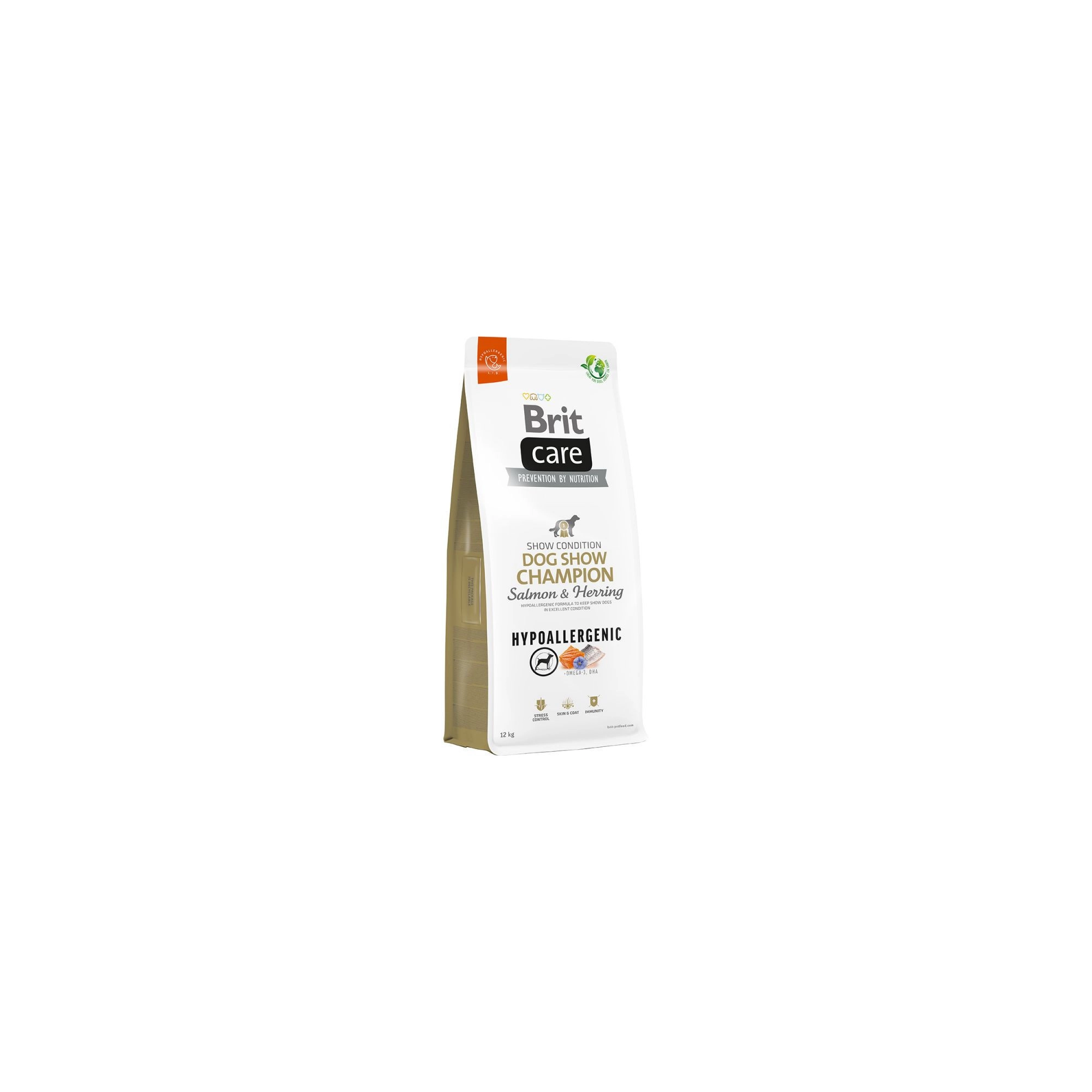 Brit Care Dog Hypoallergenic Dog Show Champion Salmon & Herring kutyatáp 3kg