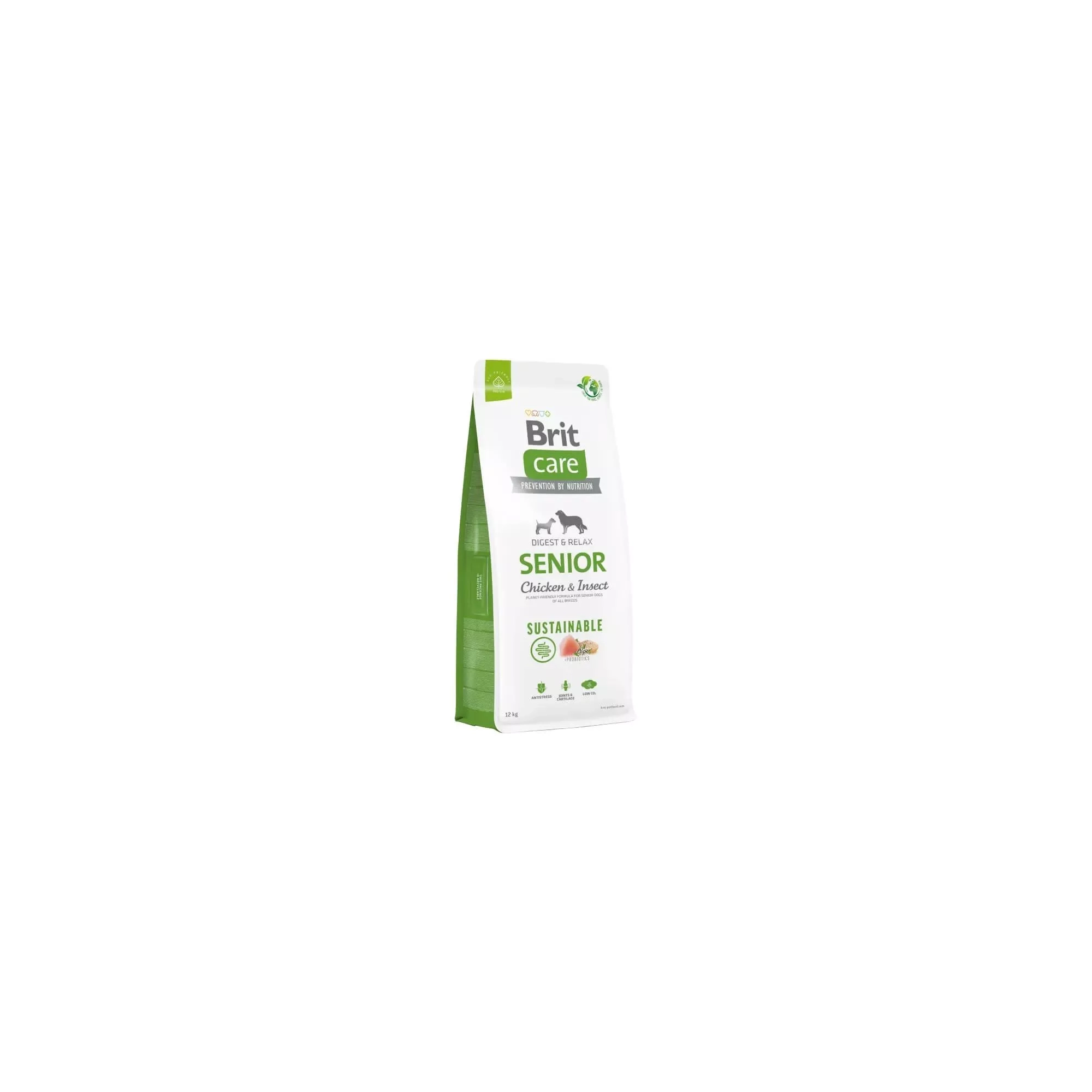 Brit Care Dog Sustainable Senior Chicken & Insect kutyatáp 12kg