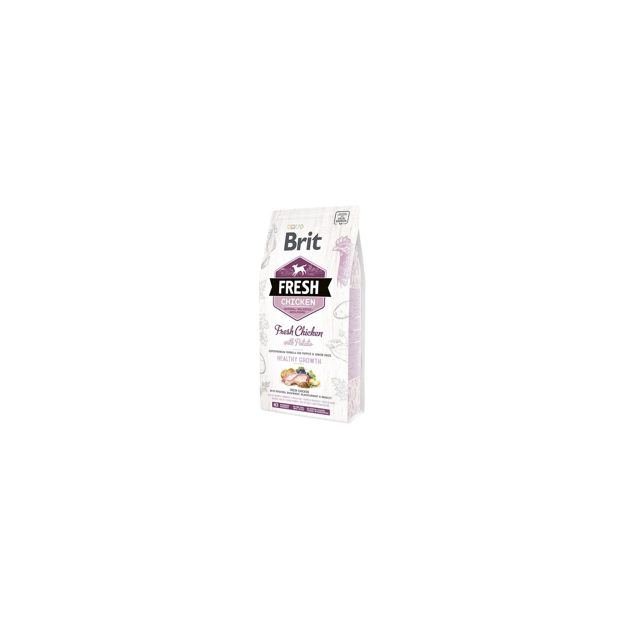 Brit Fresh Chicken with Potato Puppy Healthy Growth kutyatáp 2,5 kg