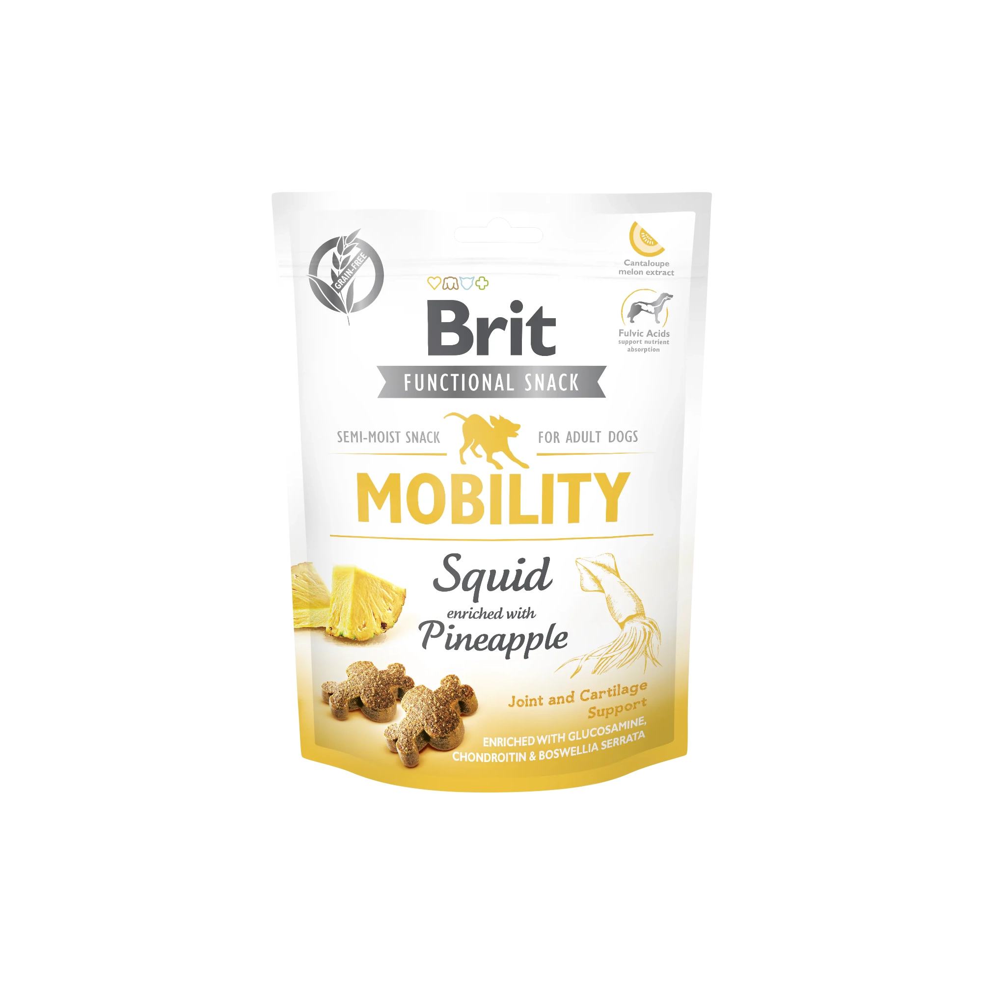 Brit Functional Snack Mobility Squid jutalomfalat 150g