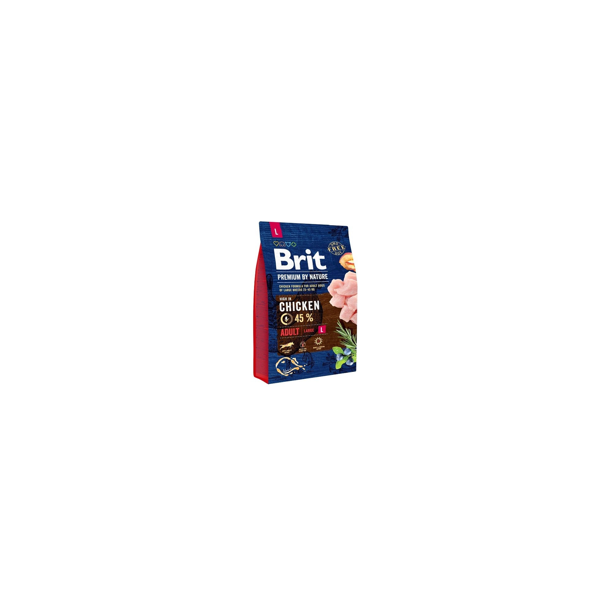 Brit Premium by Nature Adult Large kutyatáp 3kg