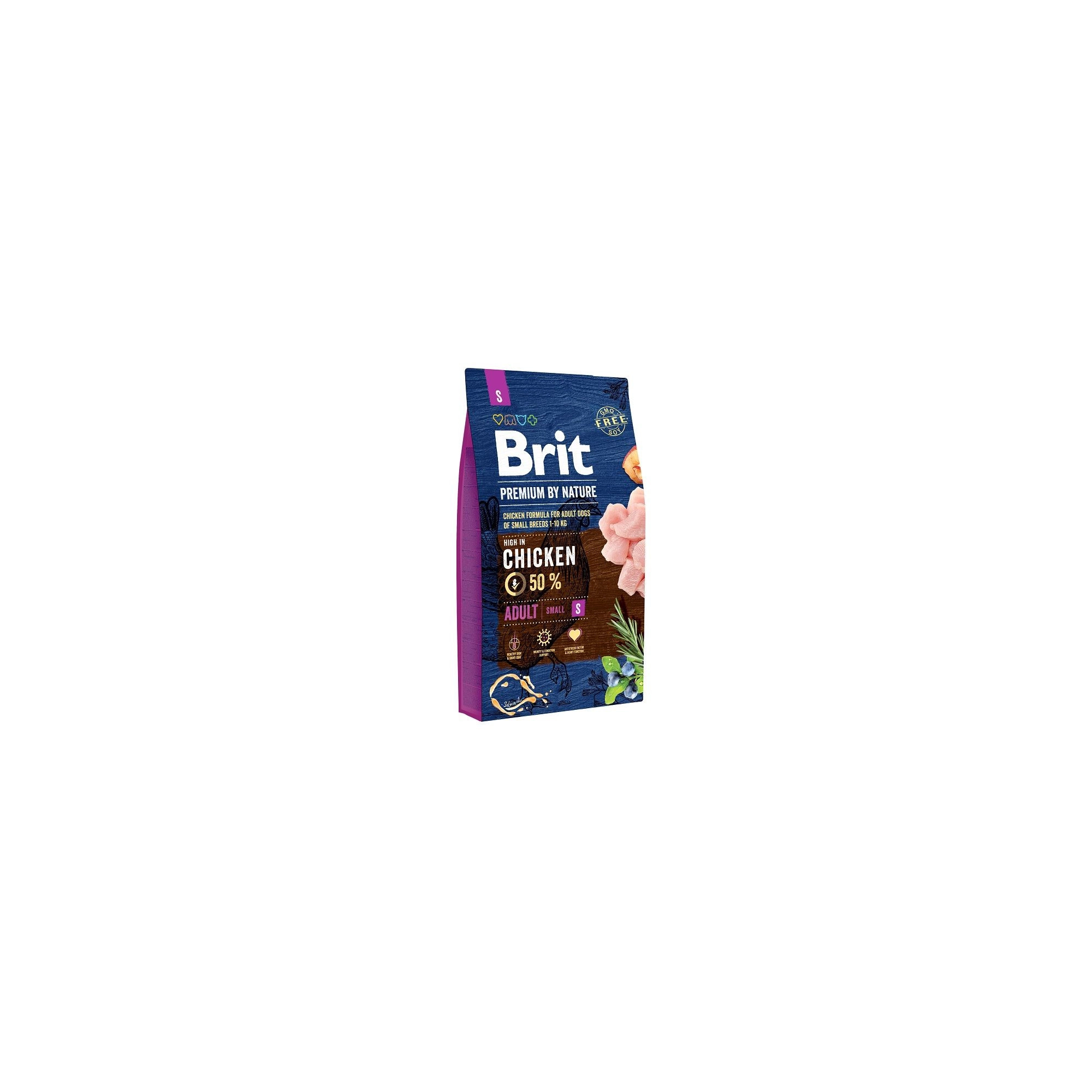 Brit Premium by Nature Adult Small kutyatáp 8kg