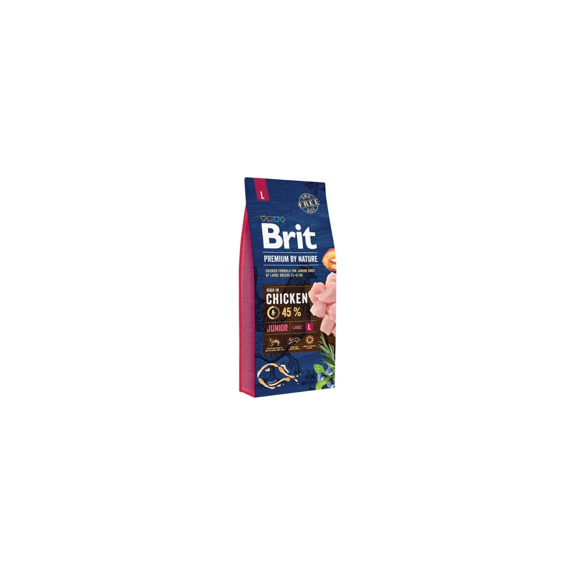 Brit Premium by Nature Junior Large kutyatáp 15kg