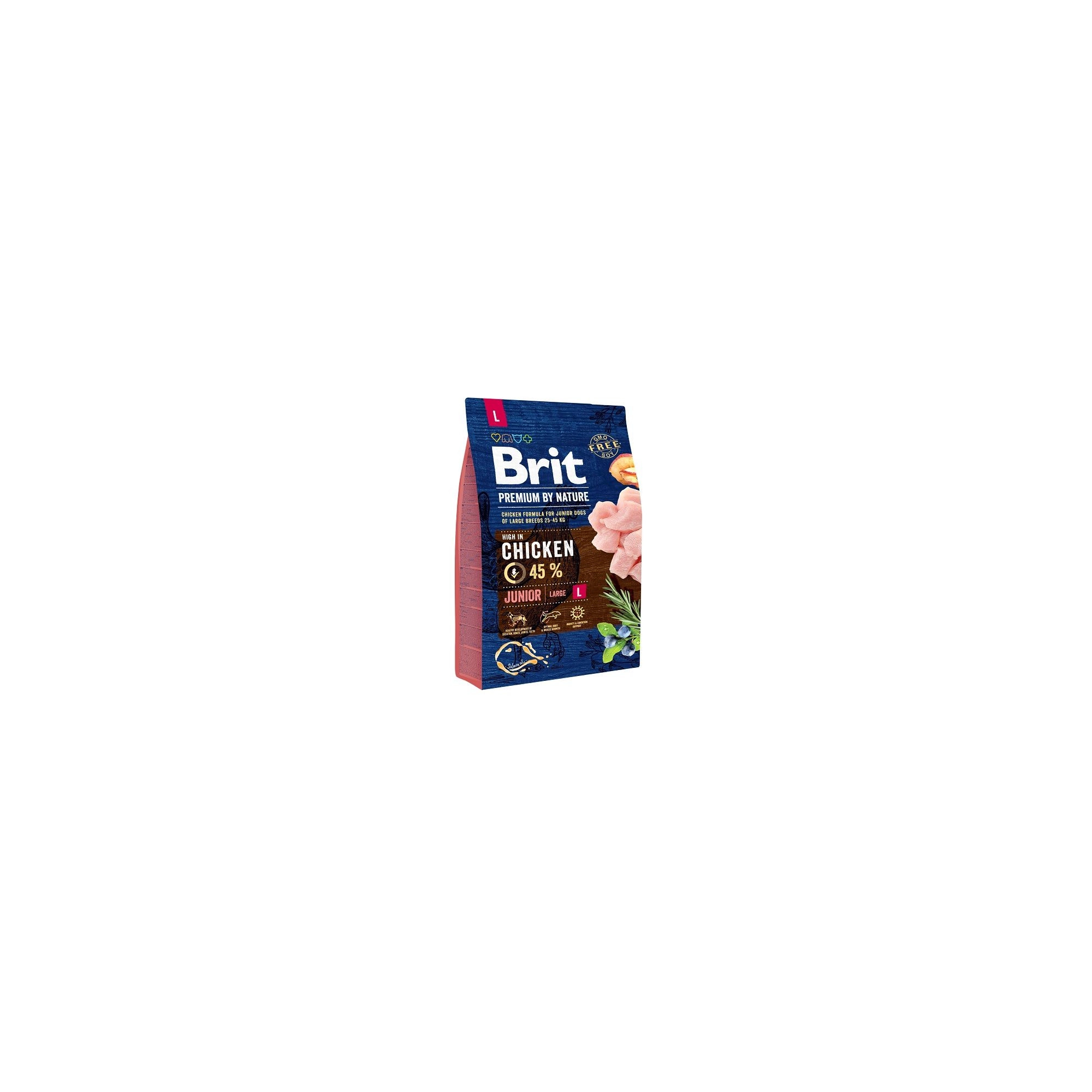 Brit Premium by Nature Junior Large kutyatáp 3kg
