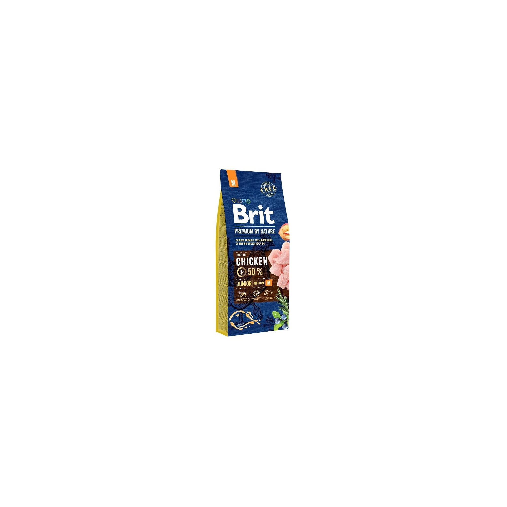 Brit Premium by Nature Junior Medium kutyatáp 15kg