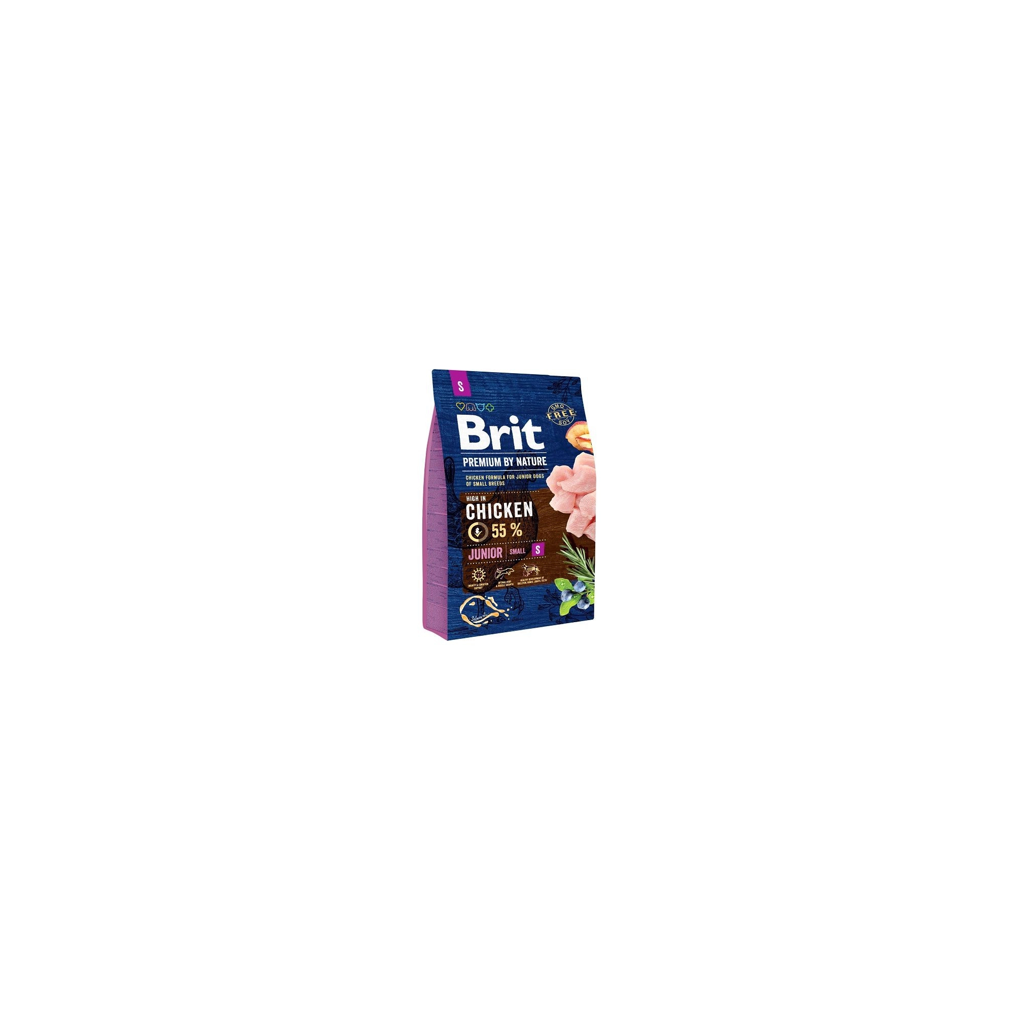 Brit Premium by Nature Junior Small kutyatáp 3kg