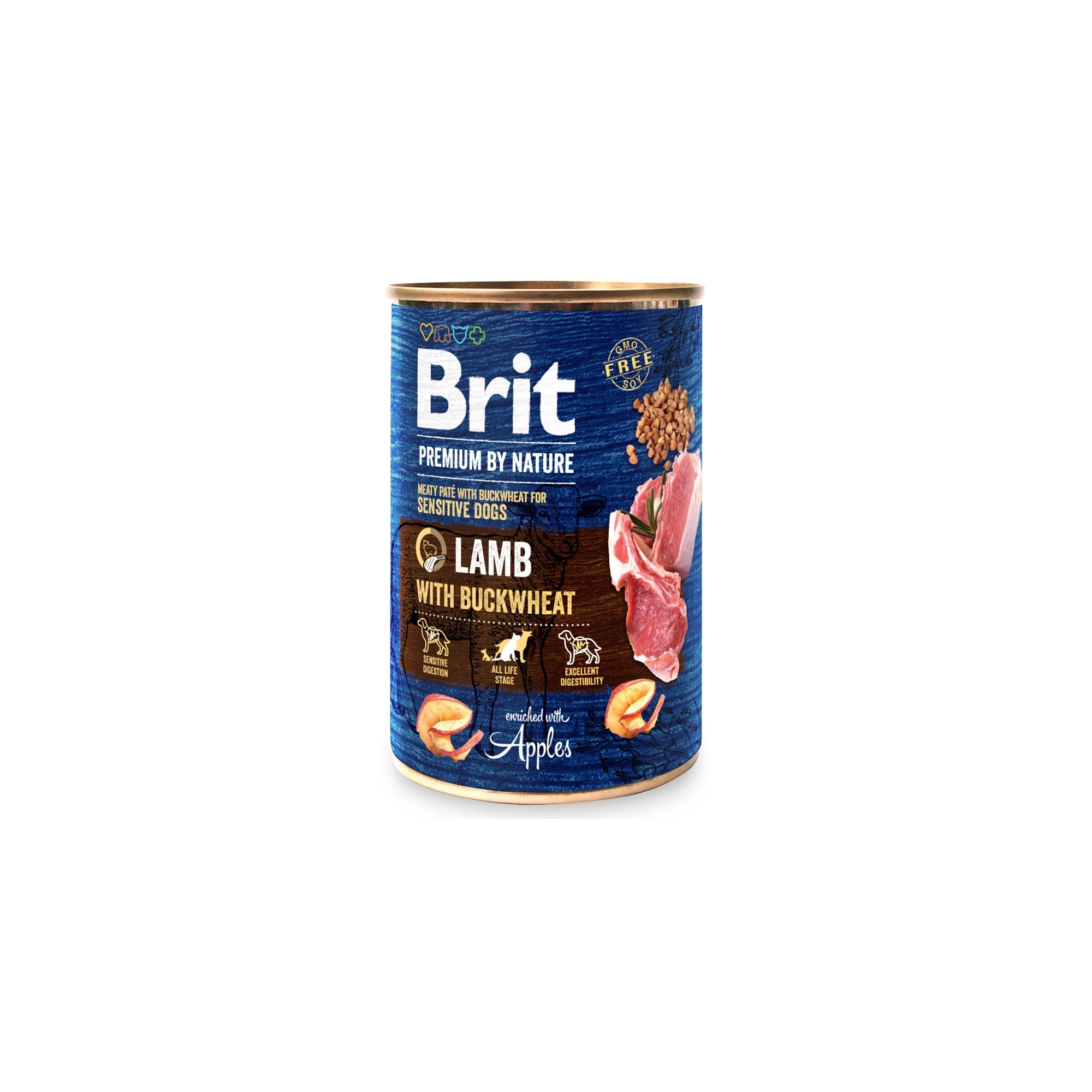 Brit Premium by Nature Konzerv Bárány/hajdina 800g