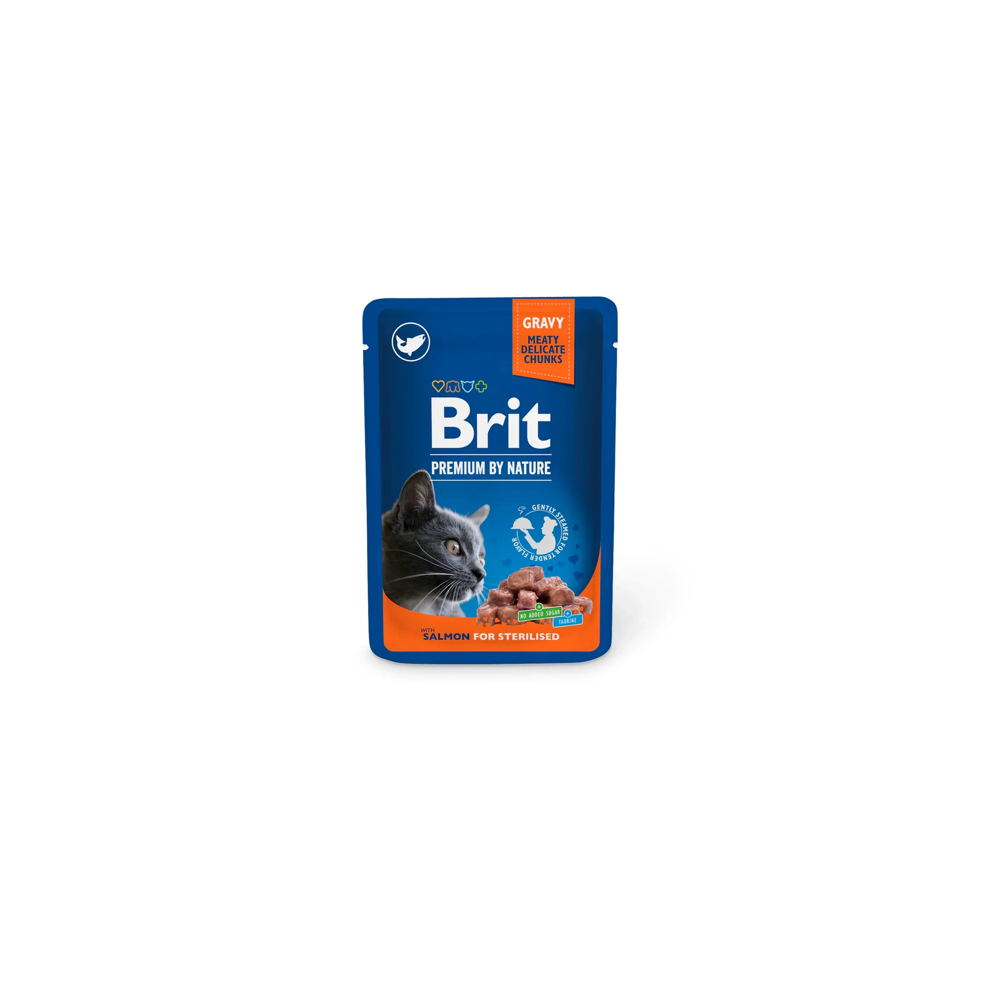 Brit Premium Cat alutasak Salmon for Sterilised 100g