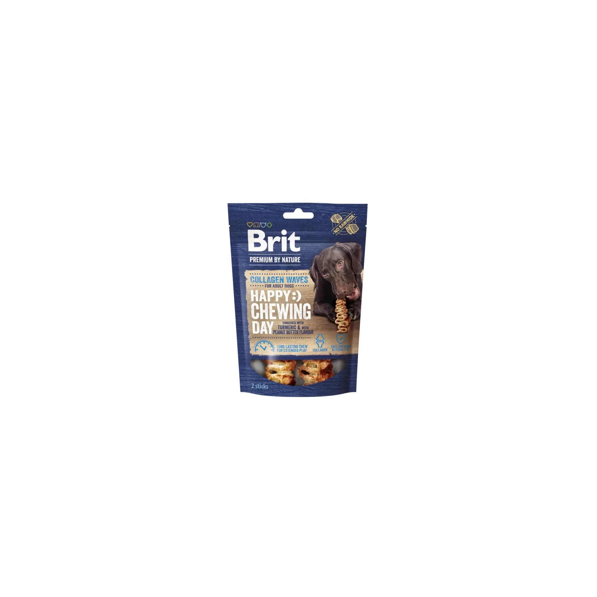 Brit Premium Happy Day Collagen Chews Waves 45g, 12cm, 2db