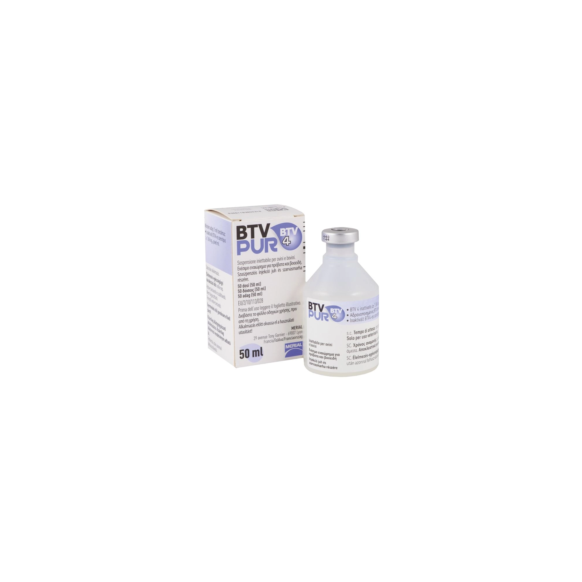 Btvpur Alsap 4 vakcina 50 adag 50 ml